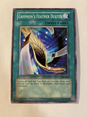 Yugioh GRYPHONS FEATHER DUSTER - IOC - 091-  Unlimited - NM  - Image 1 of 2