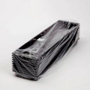 10x Black Double Brick Trays Plastic Funeral Wet/Dry Brick Foam Floristry Dish - Picture 1 of 2