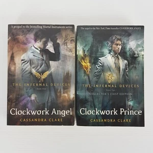 Clockwork Angel Clockwork Prince By Cassandra Clare Infernal Devices Book #1 #2 - Picture 1 of 6