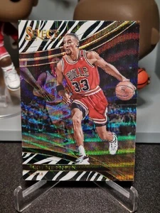 2017-18 Select Courtside Zebra Prizm #296 Scottie Pippen SSP Case Hit - Picture 1 of 2