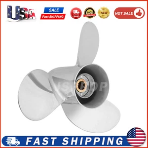 Hélice de barco de acero inoxidable 13 1/2 X 15 para Yamaha 50-130 HP 15 dientes, derecha - Imagen 1 de 7