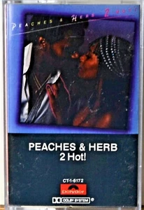Cassette Peaches & Herb 2 Hot TESTED 70's Soul Shake Your Groove Thing Reunited - Picture 1 of 4