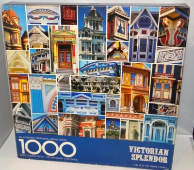 Springbok VICTORIAN SPLENDOR Jigsaw Puzzle 1000 Pcs PZL59566 Architecture - Image 1 of 4