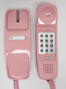 Teléfono de escritorio Pink Western Electric Trimline TouchTone - Restauración completa - Imagen 1 de 1