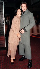 Actors Hugh Jackman and Claudia Karvan attend the premiere of the - Old Photo 1