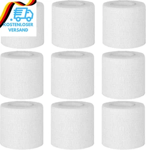 Selbstklebender Verband, 9 Rollen X 5Cm X 4,5M Pflaster Rolle Verbandsmaterial, - Bild 1 von 12