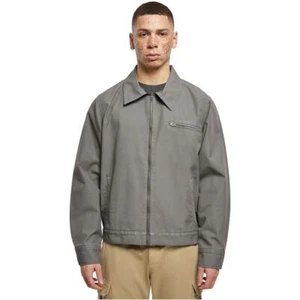 Urban Classics Overdyed Workwear Jacket Old School Collar Work Clothes - Picture 1 of 24