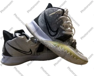 Nike Kyrie 7 TB Brooklyn Beats Black White Kids Bask Size 3.5 - Picture 1 of 6