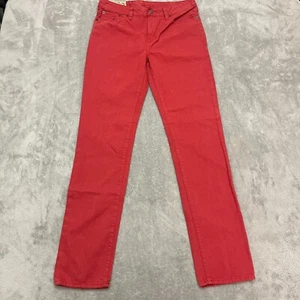Polo Ralph Lauren Boys Red Jeans Size 18 Youth Straight Leg - Picture 1 of 12