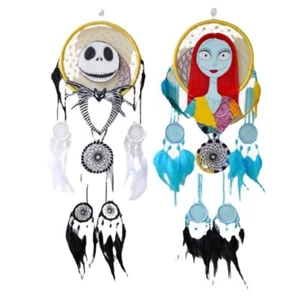 The Nightmare Before Christmas Jack Sally Dream Catcher Wall Hanging Halloween - Picture 1 of 15