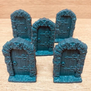 Heroquest 2021 Closed Doors x 5 Plastic Avalon Hill D&D WFB