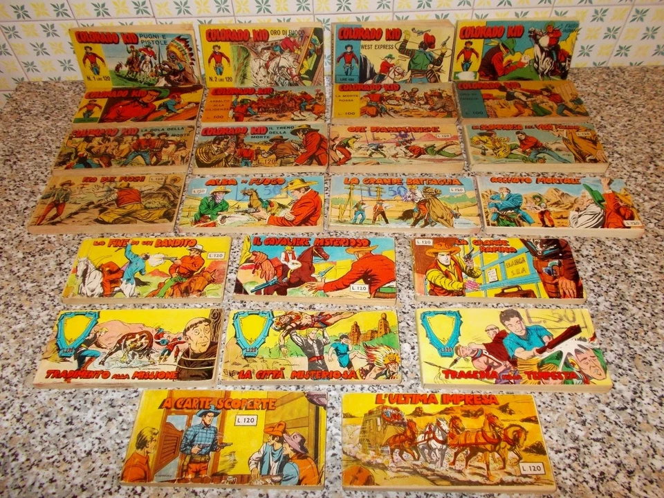 COLORADO KID 1-2-3-4-6-7-8-9-10-11 MERONI 1963 ORIGINALI OTT VENDITA 50 EURO CAD - Immagine 1 di 1