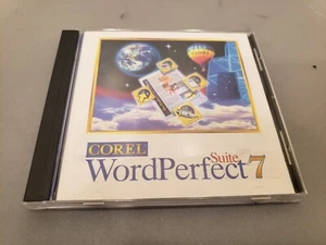 Vintage Corel Wordperfect Suite 7 PC CD-ROM 1996 Win95 Retro Software - Picture 1 of 3