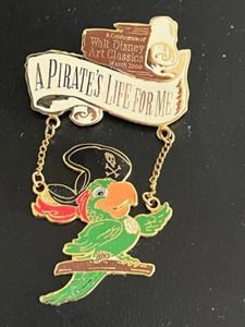 Disney Pin Pirates of the Caribbean Parrot Dangle WDAC Juan the Barker - Picture 1 of 4