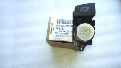 奥迪 Q7 4L 启动停止发动机开关按钮黑色 2010 - 2015 4L0905217B 正品 — 第 1/4 张图片