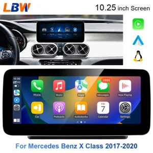 10.25 inch Linux Screen Carplay Radio Stereo For Benz X Class 2017-2020 NTG5.0 - Picture 1 of 12