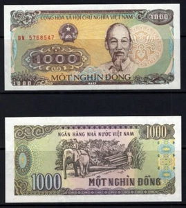 Vietnam 1988 - 1000 Dong Banknote unzirkuliert UNC - Bild 1 von 1