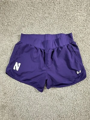 Northwestern Wildcats Purple  Heatgear Under Armour Shorts SZ Large - Image 1 of 4