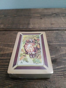 Cartas de Juego Trump De Colección Nuevas y Selladas ~ Diseño Búho Años 70 Hechas en EE. UU. C3 - Imagen 1 de 10