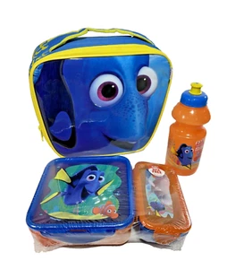 DISNEY FINDING NEMO - KIDS LUNCH BAG SET - 4 PCE - Picture 1 of 4