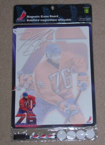 New/SEALED Authentic P.K. SUBBAN MAGNET/Magnetic POSTER BOARD Montreal Canadiens Cover