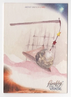 2015 Upper Deck Firefly The Verse Sketch Card by Lydi Li Tubillara 1/1 - Image 1 of 2