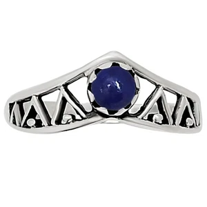 Natürlicher Lapislazuli - Afghanistan 925 Sterling Silber Ring Gr.8 Schmuck R-1172 - Bild 1 von 5