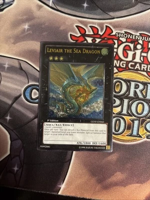 (MC) Yu-Gi-Oh Leviair The Sea Dragon - GENF-EN043 - Ultimate Rare - 1st Ed VLP - Image 1 of 4