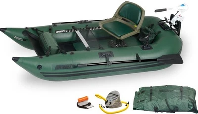 Kayak inflable Sea Eagle 285FPB con motor sin marco - Paquete de motor de serpiente de agua Foto 1 de 4