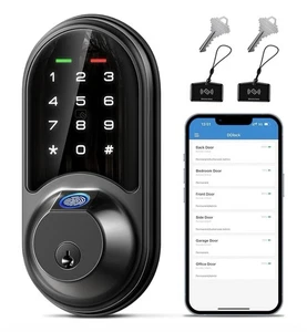 Veise Smart Lock, Fingerprint Door Lock, 7-in-1 Keyless Entry Door Lock with App - Picture 1 of 6