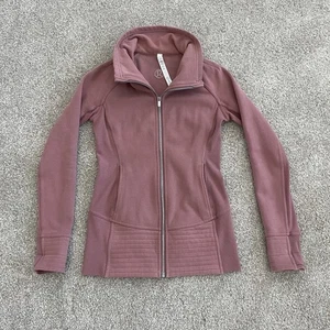 Giacca Lululemon Radiant II donna 4 in rosa spagnola (malva) zip slim fit - Foto 1 di 11