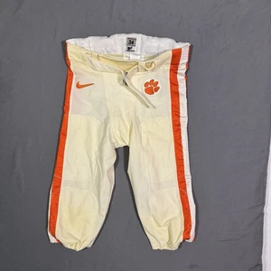 Nike Clemson Tigers Team Issued Fußballhose Größe 34 weiß Game Worn NCAA - Bild 1 von 8