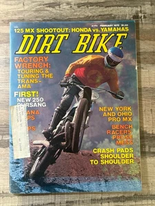 R Dirt Rider Magazine February 1975 BULTACO PURSANG MK VIII, YZ vs CR vs MX - Picture 1 of 4