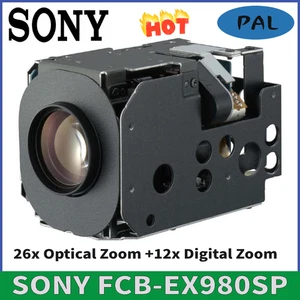 SONY FCB-EX980SP 26x Optical Zoom Color Block CCTV System Analog Camera Module - Picture 1 of 9