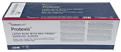 50 X Protexis Latex Blue Sterile Surgical Glove, Powder Free, Size 8.5 - Image 1 of 3