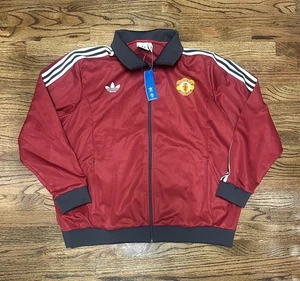 Adidas Manchester United Soccer 24/25 Originals Track Jacket Red Sz 3XL (IY0055) - Picture 1 of 12