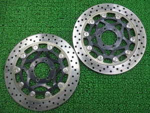 Genuine Yamaha front brake discs (left and right) for XJR400R RH02J, FZ400, ... - Picture 1 of 6