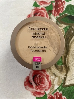 Neutrogena Mineral Sheers Powder Foundation Classic Ivory 10 SEALED Free Ship - Image 1 of 4