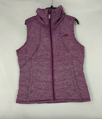 Chaleco acolchado The North Face para mujer Pseudio brezo bayas oscuras rayas talla XL Foto 1 de 4