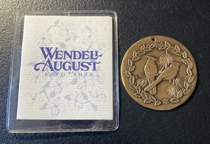 2003 Wendell August Forge Ornament Bronze Cardinals Free Shipping L2 - Picture 1 of 4