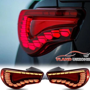 VLAND LED Tail Lights For 12-20 Toyota 86 Subaru BRZ Scion FR-S Red Rear Lamp - Picture 1 of 17