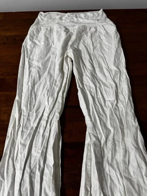 Love Tree Linen Viscose Women’s Leggings Pants Off White Size Large  - Image 1 of 4