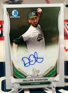 Autógrafo Bowman Chrome Draft Pick 2014 #BCAP-DO Dillon Overton Athletics Rookie - Imagen 1 de 3