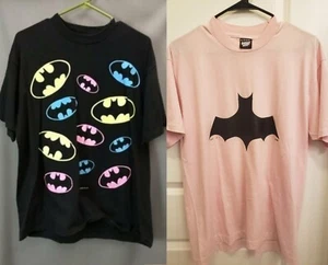 Batman Vintage 80s T-Shirt Logo DC Comics Size Large USA Made - Bild 1 von 3