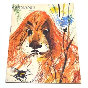 OCT 1963 POLAND ILLUSTRATED MAGAZINE COVER ART "MY DOG" BY JANUSZ GRABIANSKI MCM - Picture 1 of 4