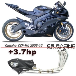 Yamaha YZF-R6 2008-16 Full exhaust + Muffler + dB Killer CS Racing (+3.7hp) - Picture 1 of 8