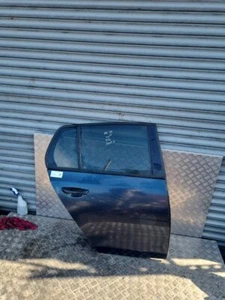 VOLKSWAGEN GOLF MK6 2009-2012 DOOR REAR DRIVER SIDE METALICA BLUE - Picture 1 of 15