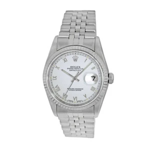 ROLEX Edelstahl 36mm Datejust 16234 Box Garantie NEUWERTIG - Bild 1 von 5