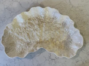 Spode Imp Imperial Salad Plate Cabbage Leaf Shape Replacement Component Crazing - Picture 1 of 11