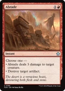 MTG Abrade FOIL - FDN Foundations NM - Picture 1 of 1